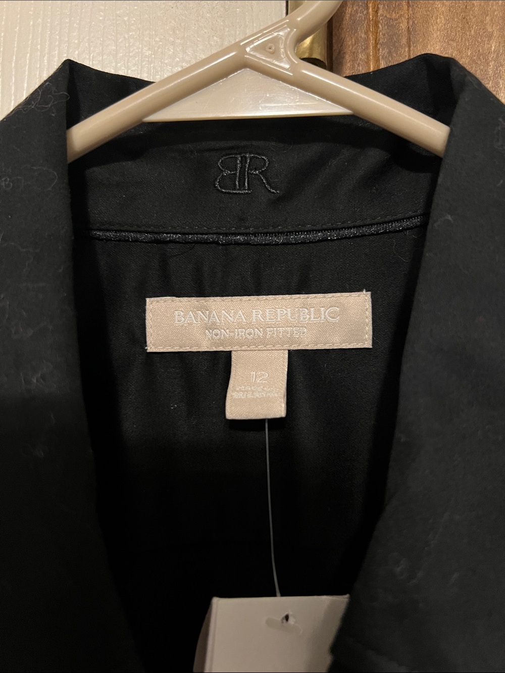 Banana Republic Black Button-Front Women's Shirt - Picture 4 of 14